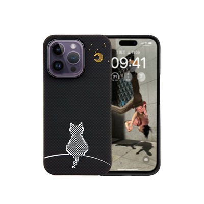 Casque téléphonique en fibre d'aramide résistant à la saleté pour iPhone 16 Pro Max