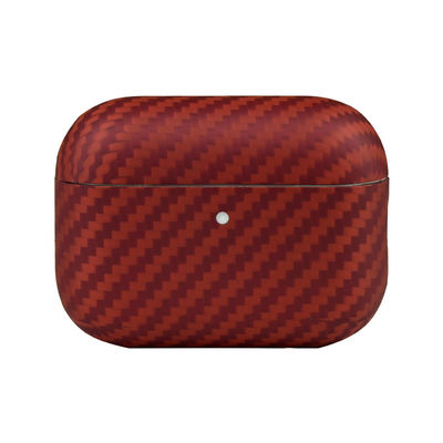 Prise en charge de la recharge sans fil du boîtier d'écouteur en fibre de carbone aramide pour AirPods Pro 3