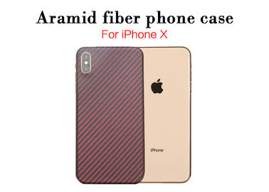 Cas zéro de téléphone de fibre d'Aramid d'interférence de signal pour l'iPhone X