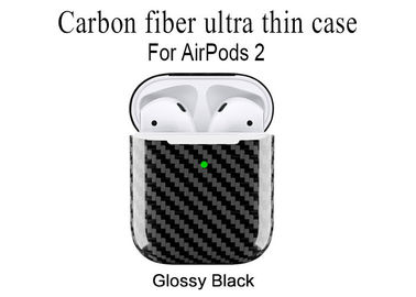 Radio chargeant le cas mince d'Airpods de fibre de carbone