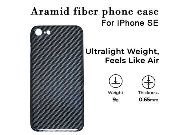 Cas léger de téléphone de Se d'iPhone de fibre d'Aramid de pleine couverture de protection de caméra