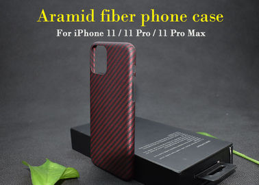 Aucun cas de téléphone de fibre d'Aramid de point de fusion vrai pour pro maximum d'iPhone 11