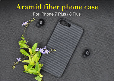 IPhone 8 non glissant plus le cas de téléphone de fibre d'Aramid