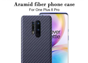 Amincissez et allumez le vrai cas de téléphone de fibre d'Aramid pour un plus 8 pro