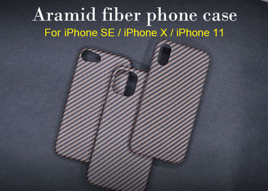 caisse imperméable de Se d'iPhone de fibre d'Aramid d'or d'épaisseur de 0.65mm
