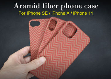 Caisse orange de téléphone de fibre d'expert en logiciel Aramid d'iPhone de contact sans heurt