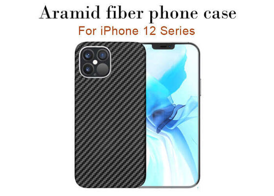 Nouvelle caisse de fibre de carbone d'iPhone d'Aramid de fibre de caisse antichoc d'iPhone 12