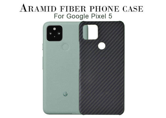 Pleine caisse du pixel 4a 5g Aramid de Google de protection de fibre matérielle militaire de carbone