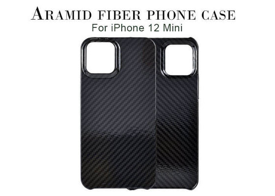 IPhone 12 brillant Mini Aramid Fiber Phone Case de finition