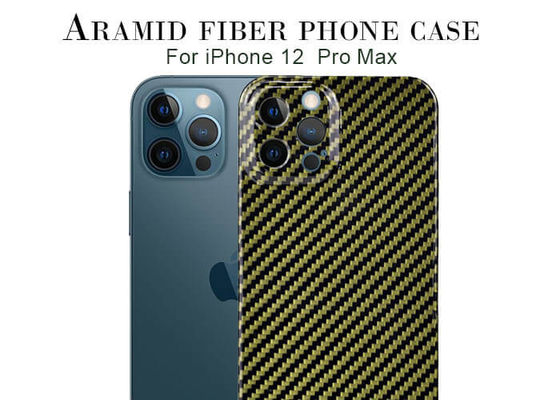 Coque de protection complète en fibre de carbone pour appareil photo pour iPhone 12 Pro Max