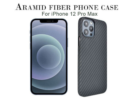 pro cas de Max Aramid Fiber Full Protection d'iPhone 12 avec la conception de cratère