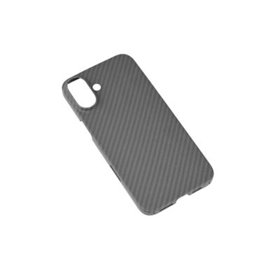 Casque téléphonique en fibre de carbone Aramid de design de luxe super mince pour iPhone 16 Pro avec protection anti-saleté