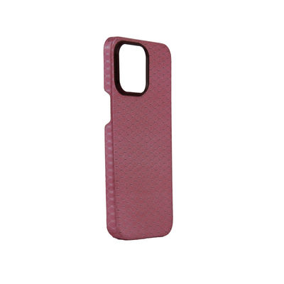 Couleur rose ultra fine Luxe Aramid en fibre de verre de carbone étui téléphonique magnétique pour iPhone 16 Pro Max