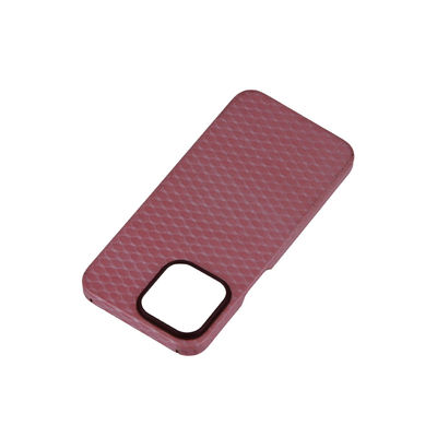 Couleur rose ultra fine Luxe Aramid en fibre de verre de carbone étui téléphonique magnétique pour iPhone 16 Pro Max