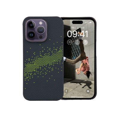 Nouvelle coque de téléphone en fibre d'aramide de luxe personnalisée 2024, épaisseur 0,8 mm, poids 16 g, pour iPhone 16 Pro Max