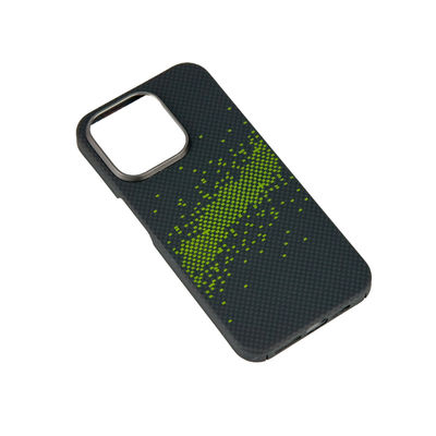 Nouvelle coque de téléphone en fibre d'aramide de luxe personnalisée 2024, épaisseur 0,8 mm, poids 16 g, pour iPhone 16 Pro Max