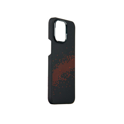 Coque de téléphone en fibre de carbone aramide magnétique ultra fine à protection intégrale pour iPhone 16 Pro Max