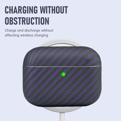 Étui pour écouteurs en fibre de carbone aromide antichoc pour AirPods Pro 3