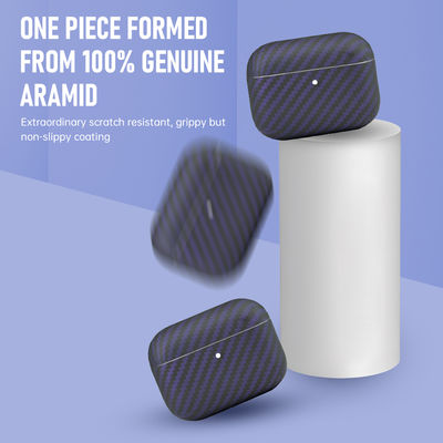 Étui pour écouteurs en fibre de carbone aromide antichoc pour AirPods Pro 3