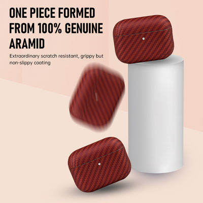 Prise en charge de la recharge sans fil du boîtier d'écouteur en fibre de carbone aramide pour AirPods Pro 3