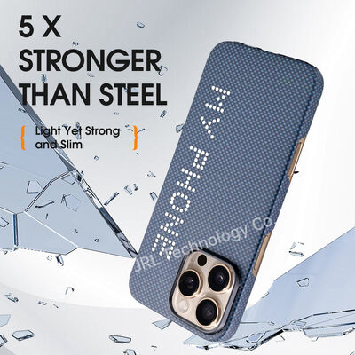 Coque de téléphone portable en fibre de carbone aramide super légère phosphorescente pour iPhone 17 Pro