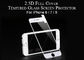 2.5D protecteur en verre d'écran d'iPhone de la pleine couverture 9H