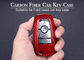 Couverture automatique légère de clé de voiture de fibre de carbone de Ford de protection
