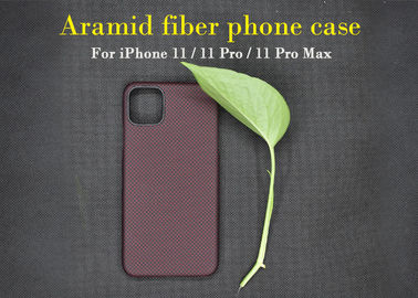 Avec le cas d'iPhone de fibre de Ring Design  Or Aramid pour pro maximum d'iPhone 11