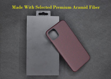 Avec le cas d'iPhone de fibre de Ring Design  Or Aramid pour pro maximum d'iPhone 11