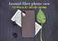 Vrai cas de téléphone de fibre d'Aramid de style mat ultra mince pour l'iPhone X