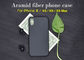 Rayez le vrai cas de téléphone de fibre d'Aramid de style simple résistant pour l'iPhone X
