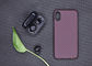 Cas de téléphone de fibre d'Aramid de style de sergé de couleur rouge vrai pour l'iPhone X