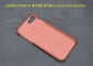 Vrai cas de téléphone de fibre d'Aramid de la couleur M de style orange de texture pour le Se d'iPhone