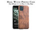 caisse en bois gravée épaisse de téléphone de 0.2mm pour pro maximum d'iPhone 11