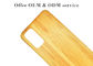 Caisse en bois gravée en bambou carbonisée de téléphone pour l'iPhone 11