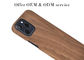 Cas en bois mince superbe résistant à l'usure de téléphone pour pro maximum d'iPhone 12