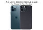 Couverture de fibre de carbone de cas de téléphone d'Aramid d'iPhone 12 de pleine couverture de Super Slim pro