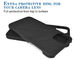 Caisse noire de fibre de carbone d'Aramid d'iPhone 12 de couleur de protection militaire de catégorie