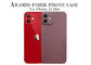 Cas de téléphone de fibre de Matte Finish Full Cover Kevlar Aramid pour l'iPhone 12 mini