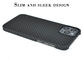 Cas de téléphone de Max Aramid Carbon Fiber Kevlar d'iPhone 12 de cas de téléphone de Ring Design pro