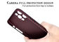 pro caisse de fibre de Max Red Camera Full Protection Aramid d'iPhone 12