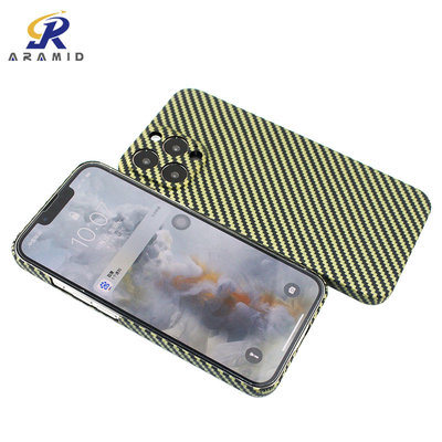IPhone 13 résistant pro Max Aramid Carbon Fiber Case d'éraflure ultra-mince