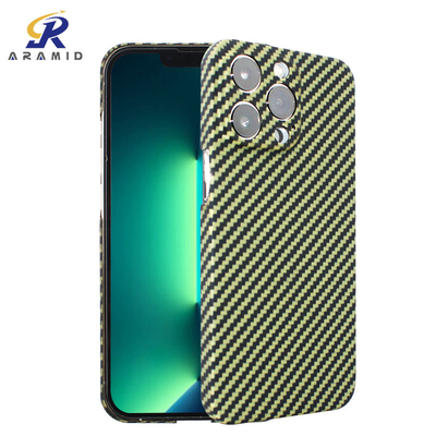 IPhone 13 résistant pro Max Aramid Carbon Fiber Case d'éraflure ultra-mince